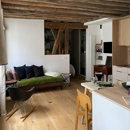 Bright 1 Bed In The Heart Of Hip Paris, Montorgueil